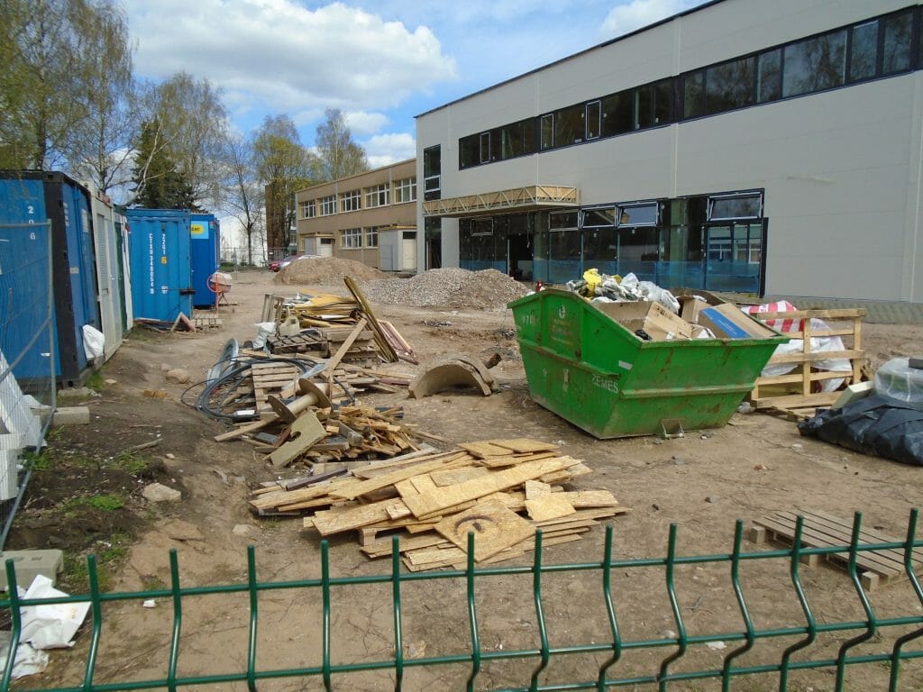 Pranciškaus Skorinos gimnazijos priestatas (Sietyno g. 21) - Science institution - construction photos