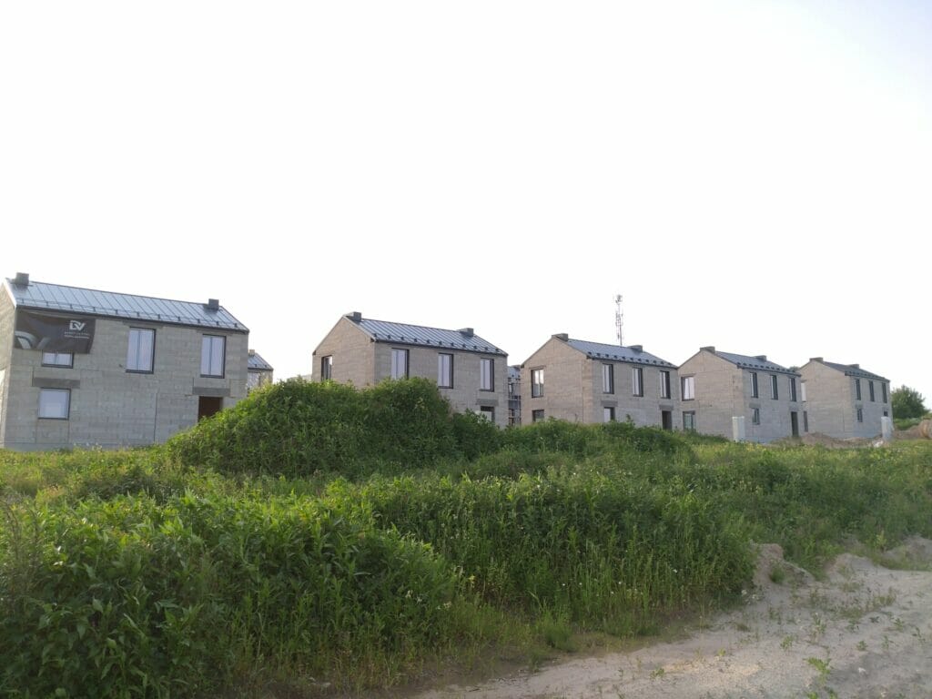 Hetitų g. kvartalas (Hetitų g. 13, 15, 17, 19, 21, 23, 25, 27, 29, 31) - Private house community - construction photos