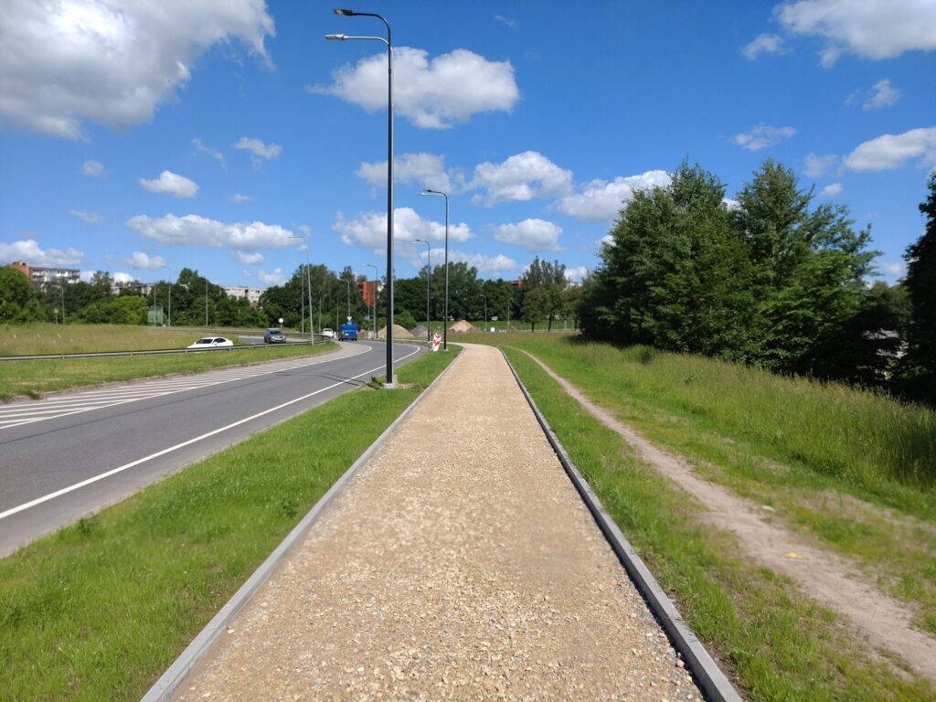 Dariaus ir Girėno g. dviračių takas (Dariaus ir Girėno g.) - Bike path - construction photos