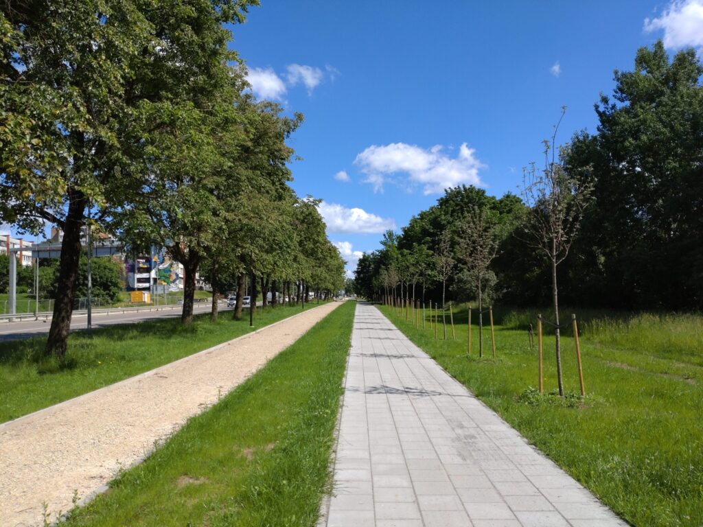 Dariaus ir Girėno g. dviračių takas (Dariaus ir Girėno g.) - Bike path - construction photos