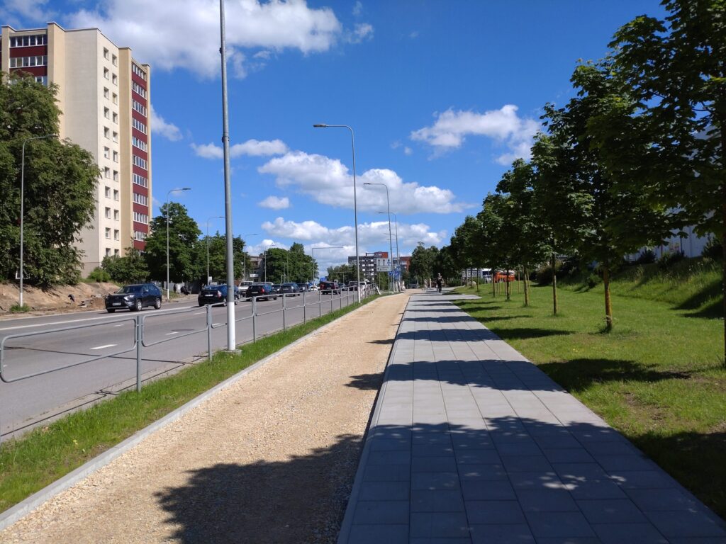 Dariaus ir Girėno g. dviračių takas (Dariaus ir Girėno g.) - Bike path - construction photos