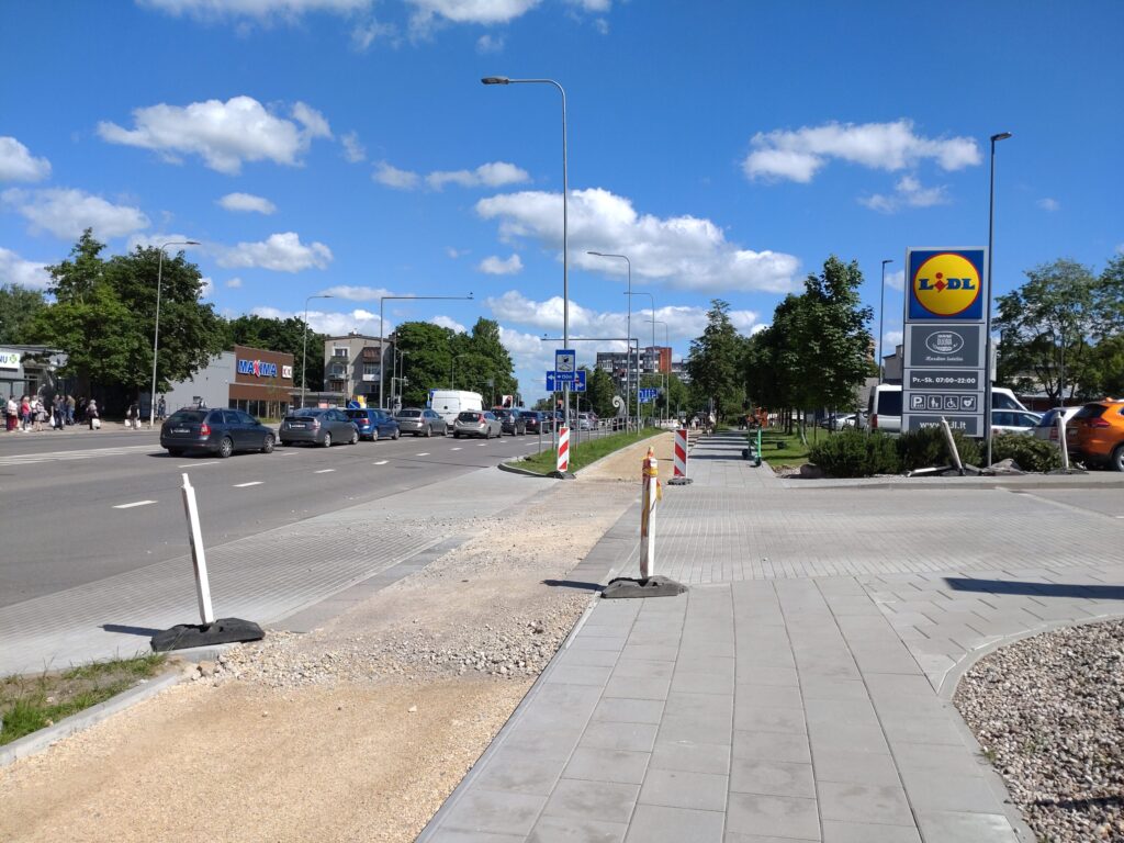 Dariaus ir Girėno g. dviračių takas (Dariaus ir Girėno g.) - Bike path - construction photos