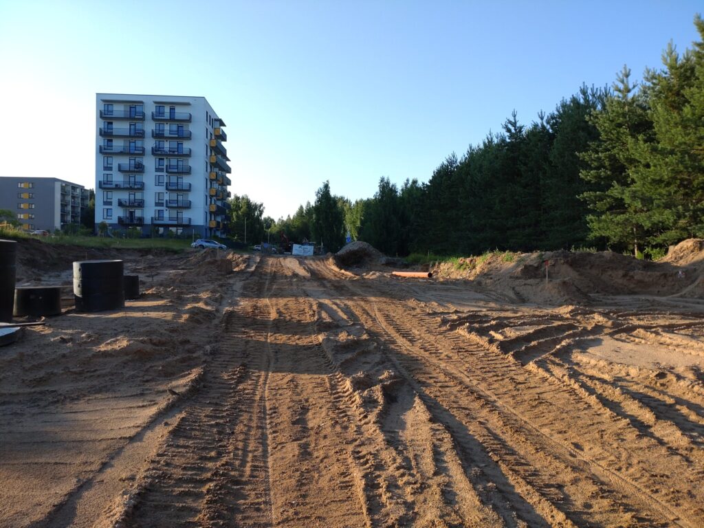 Smalinės g. tęsinys (Smalinės g.) - Bike path, Street - construction photos