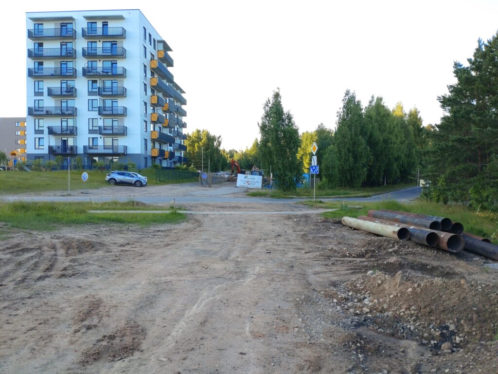 Smalinės g. tęsinys (Smalinės g.) - Bike path, Street - construction photos