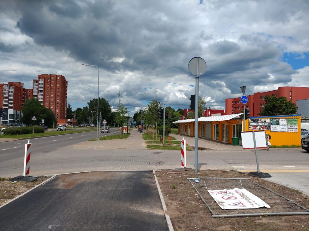 Jeruzalės g. ir Kalvarijų g. dviračių takas (Jeruzalės g., Kalvarijų g.) - Bike path - construction photos