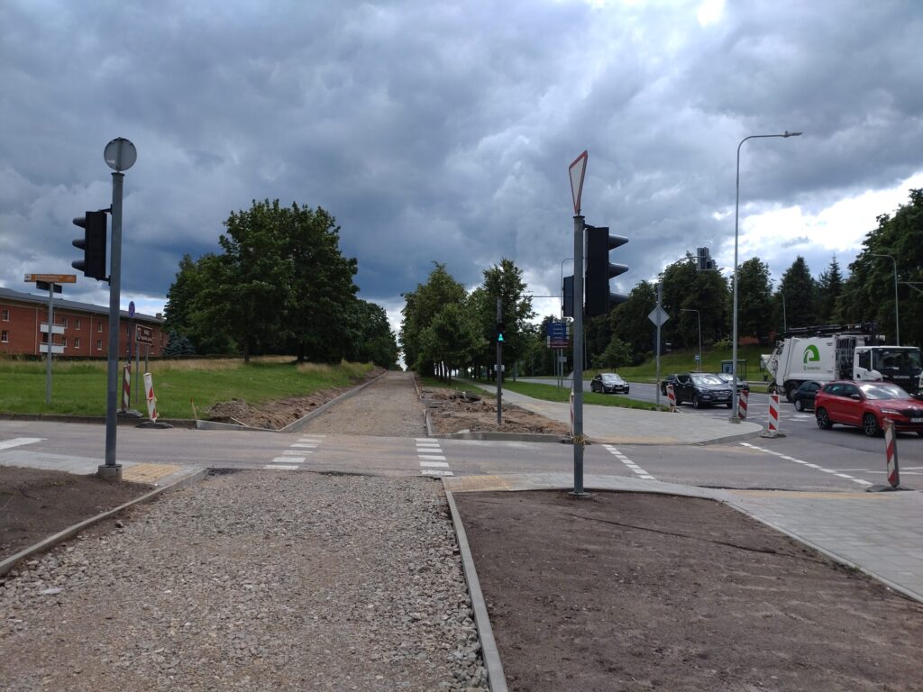 Jeruzalės g. ir Kalvarijų g. dviračių takas (Jeruzalės g., Kalvarijų g.) - Bike path - construction photos