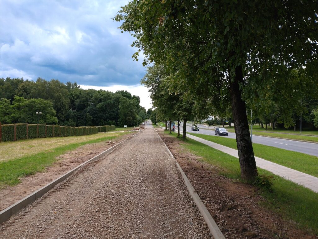 Jeruzalės g. ir Kalvarijų g. dviračių takas (Jeruzalės g., Kalvarijų g.) - Bike path - construction photos