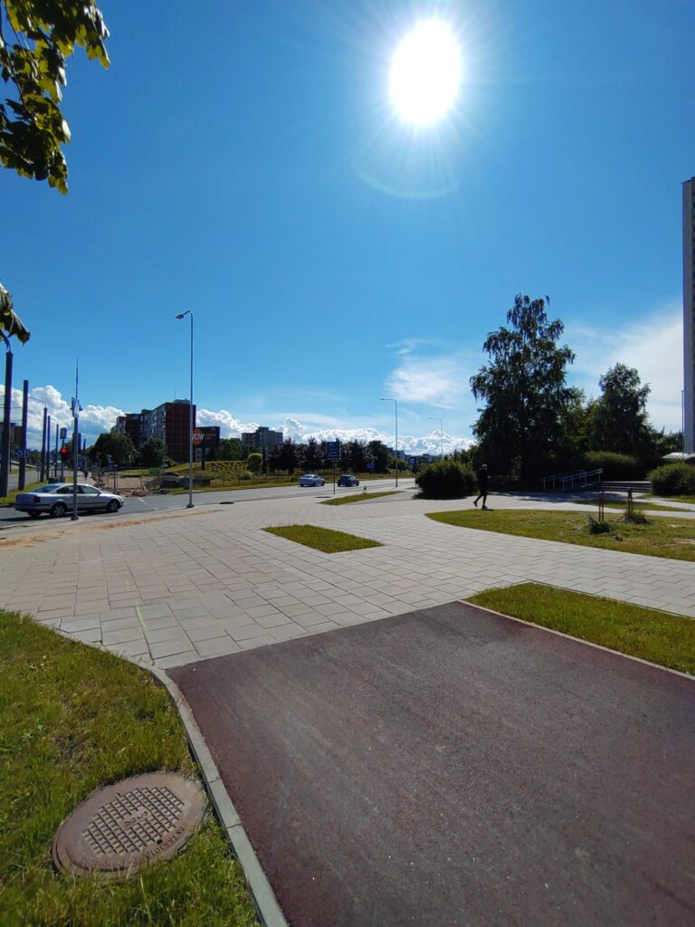 T. Narbuto g. dviračių takas ir viešojo transporto juosta (T. Narbuto g.) - Bike path - construction photos