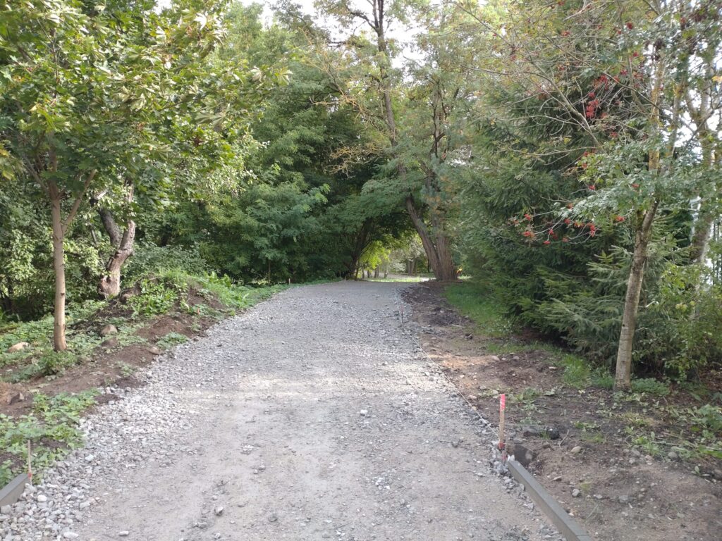 Pėsčiųjų takas nuo Manufaktūrų g. iki Vilnios (Manufaktūrų g.) - Pedestrian path - construction photos