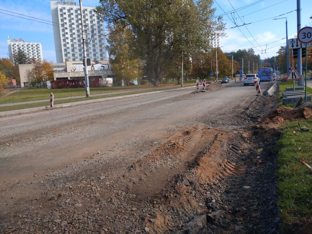 Saulėtekio al. pertvarkymas (Saulėtekio al.) - Street - construction photos