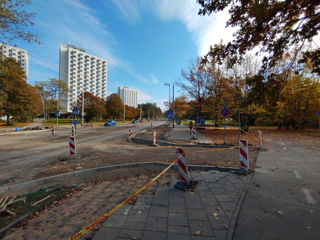 Saulėtekio al. pertvarkymas (Saulėtekio al.) - Street - construction photos