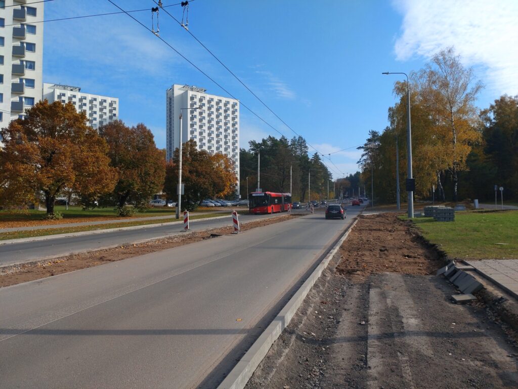 Saulėtekio al. pertvarkymas (Saulėtekio al.) - Street - construction photos