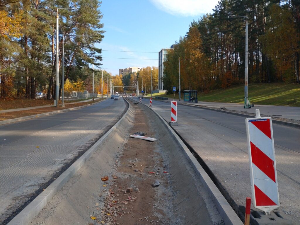 Saulėtekio al. pertvarkymas (Saulėtekio al.) - Street - construction photos