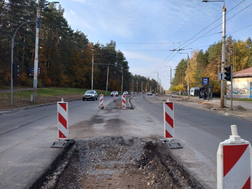 Saulėtekio al. pertvarkymas (Saulėtekio al.) - Street - construction photos