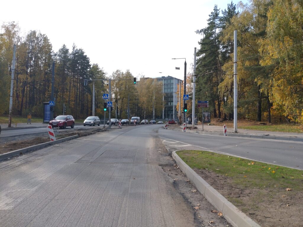 Saulėtekio al. pertvarkymas (Saulėtekio al.) - Street - construction photos