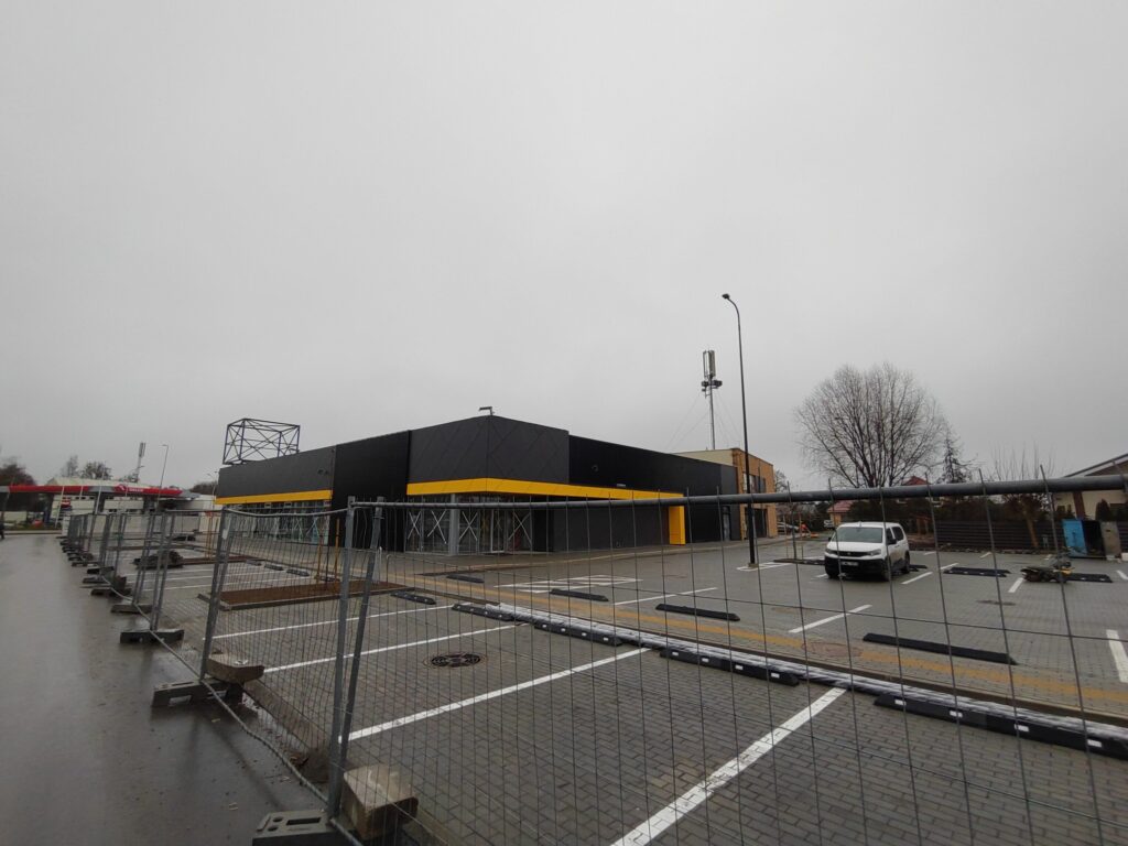 IKI Juodasis kel. plėtra (Juodasis kel. 35) - Food store - construction photos