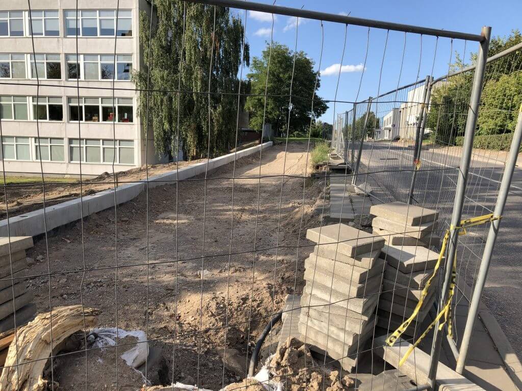 Neries senvagės slėnis (Linkmenų g.) - Bike path, Park - construction photos