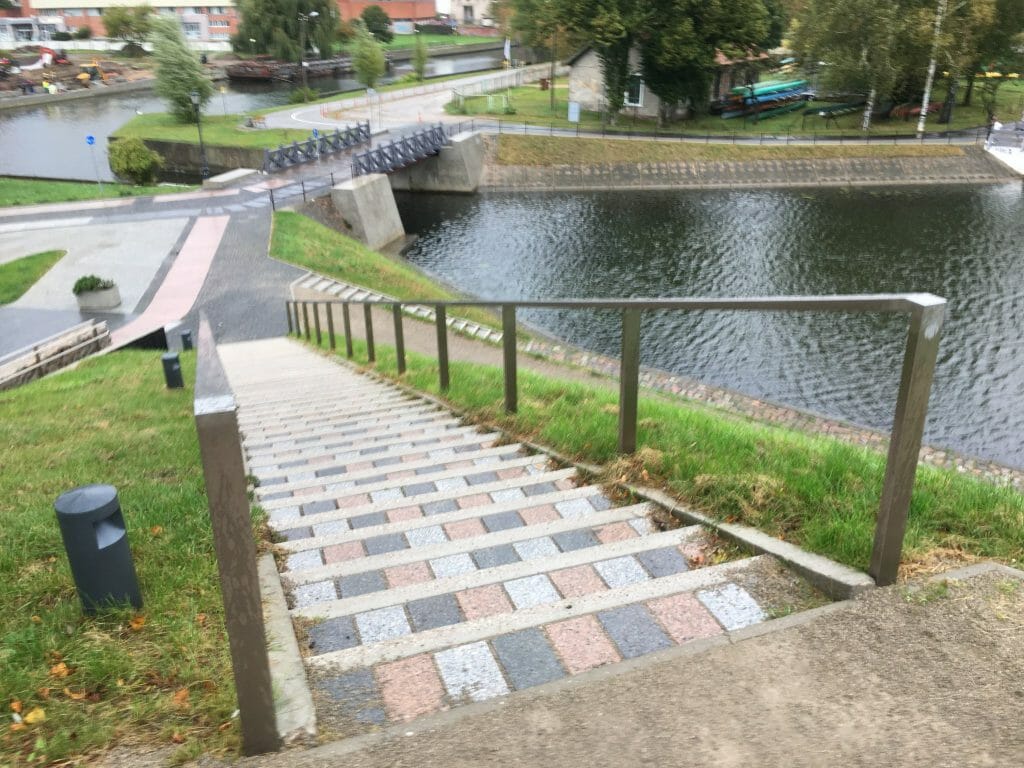 Jono kalnelis (Pylimo g. 2A) - Ūdenstilpnes krasts - būvdarbu attēli