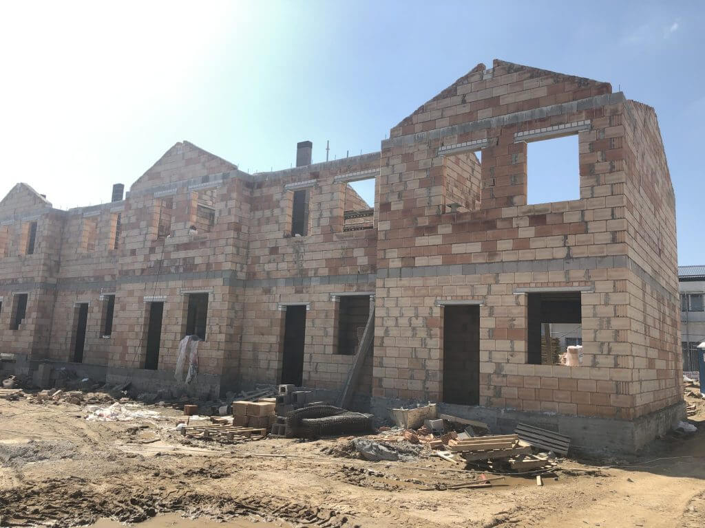 Pavilnio namai (P. P. Būčio g. 1, 2, 4, 5, 6, 7, 8, 9, 10, 11, 12, 13, 14, 16) - Row housing - construction photos