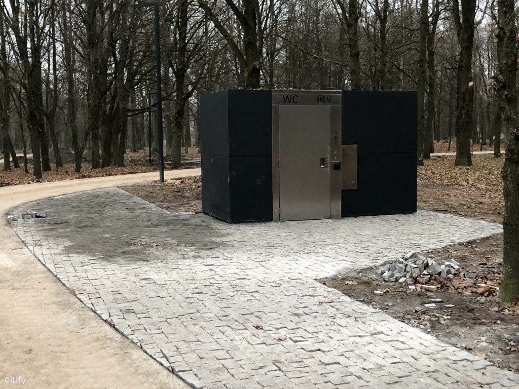 Ąžuolyno parkas (Radvilėnų pl.) - Park - construction photos