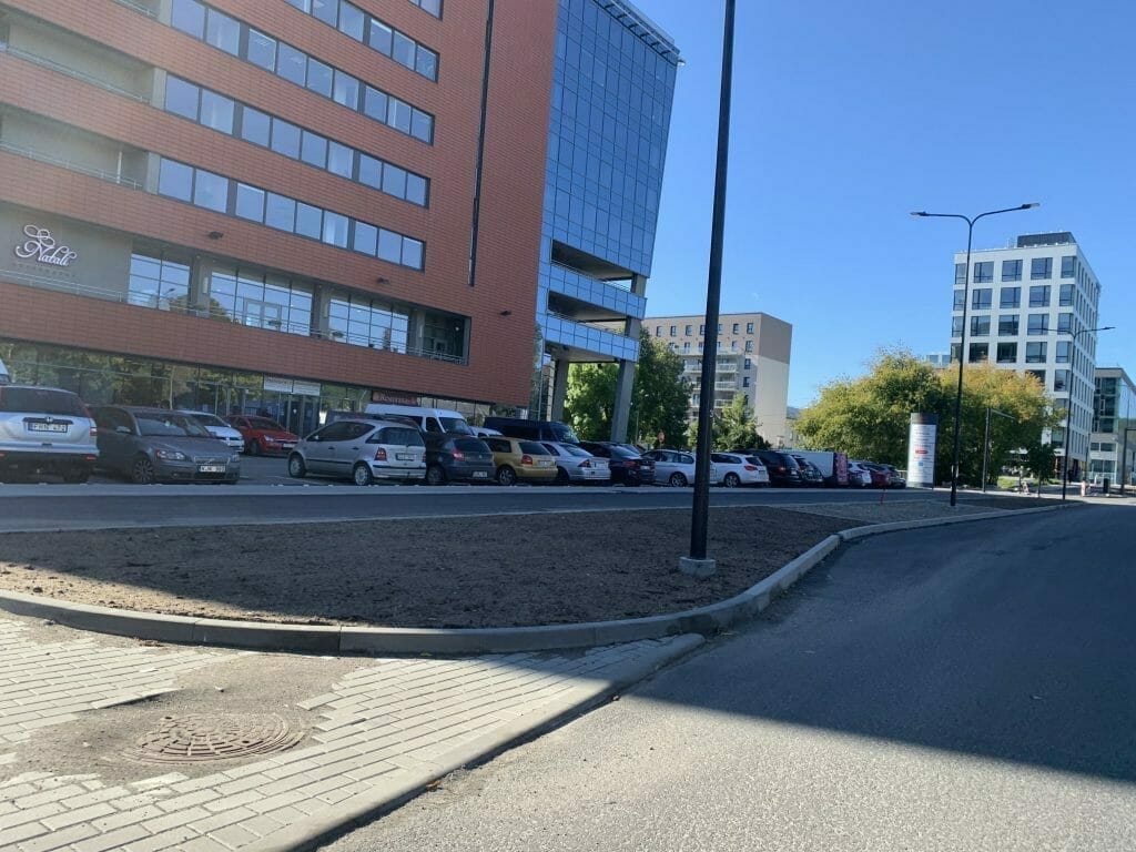 Žalgirio g. dviračių takas (Žalgirio g.) - Bike path - construction photos