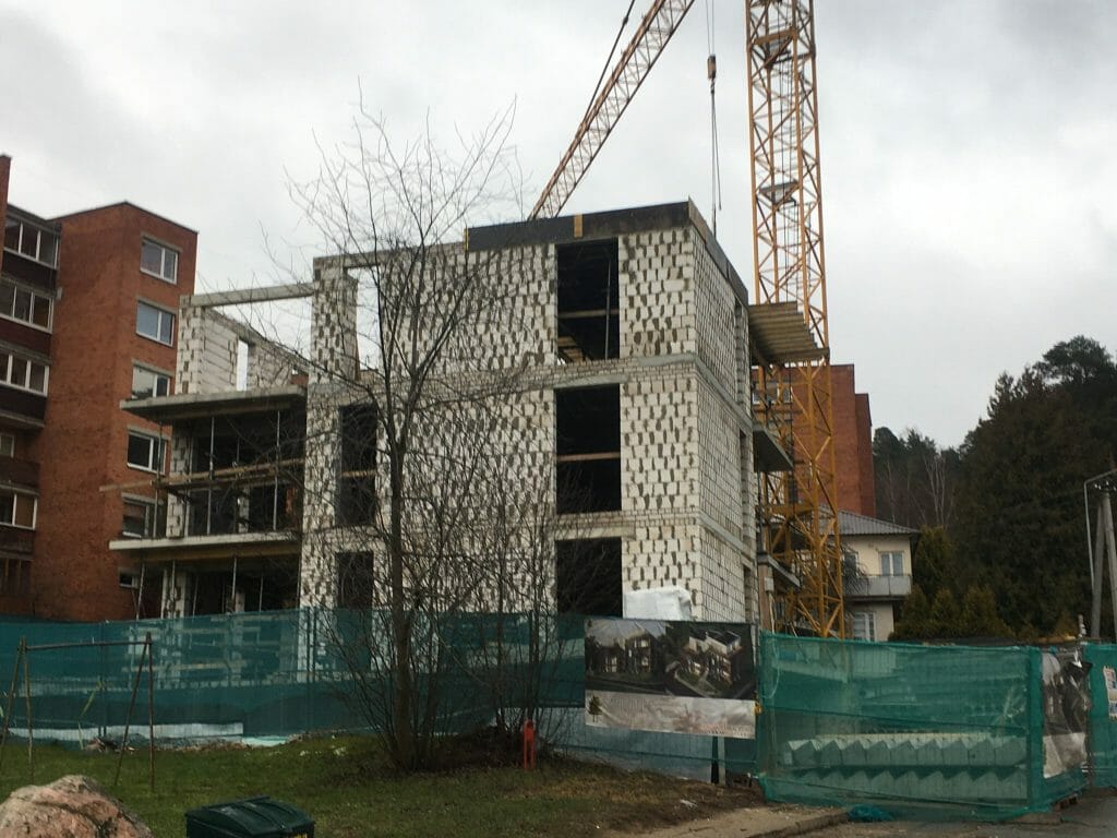 Sapieginės pušynai (Kanklių g. 6) - Daugiabutis - statybų nuotraukos
