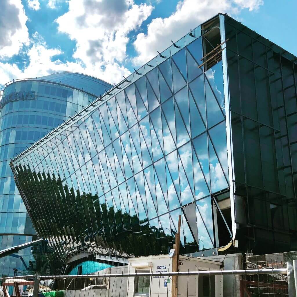 Green Hall 3 (Upės g. 9) - Office center - construction photos