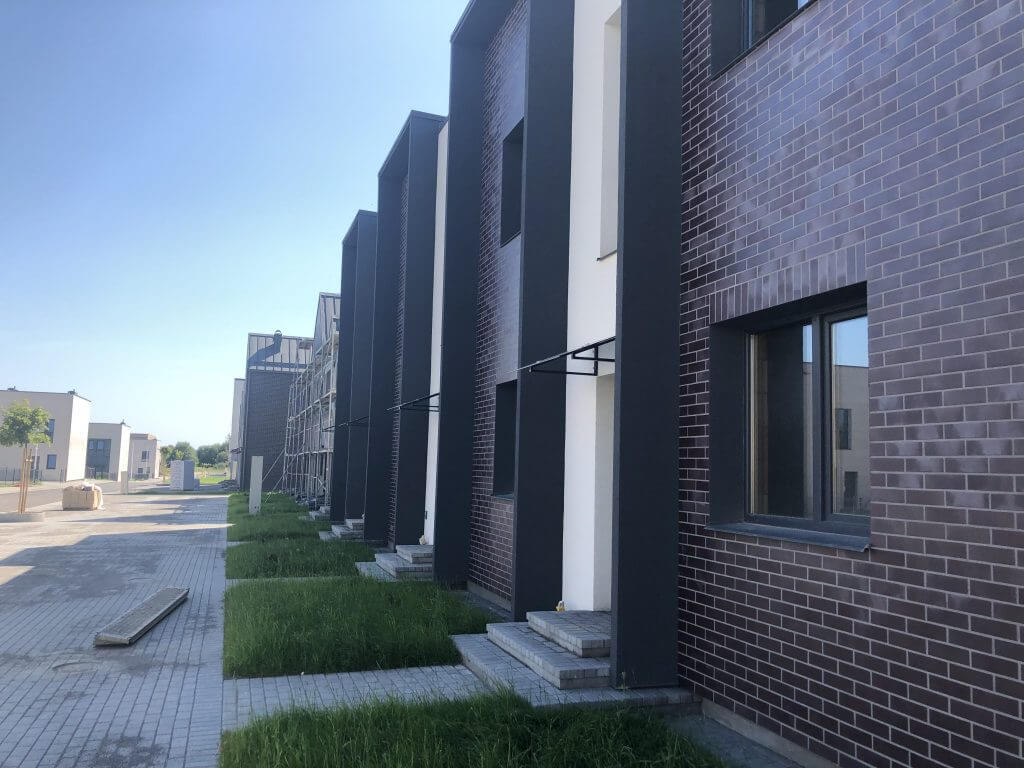 Kalnėnų panorama (Kašubų g.) - Row housing - construction photos