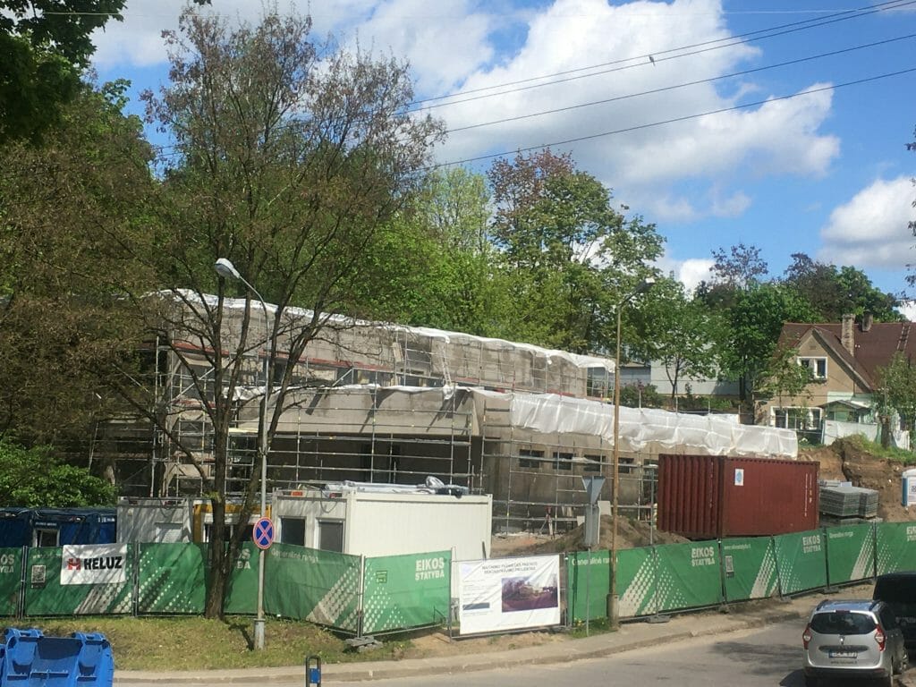 Vilties centras Gardino g. (Gardino g. 2A) - Specialized care center - construction photos