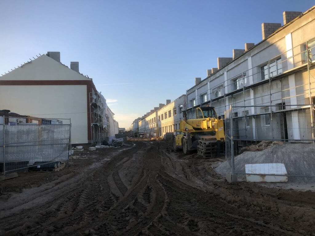 Naujoji Anglija 2.0 (Juodasis kel. 79N) - Row housing - construction photos