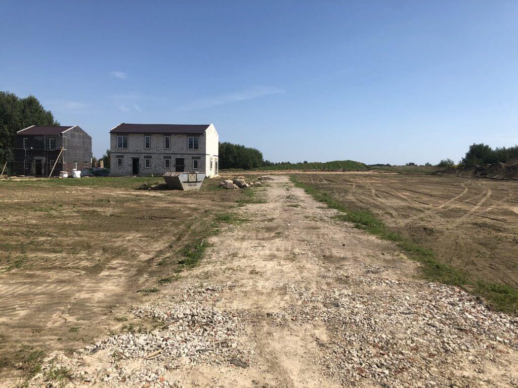 Pavilnio oazė 1 etapas (Adolfo Šapokos g. 36, 40, 40A, 42, Juozo Ereto g. 51, 51A, 51B) - Private house community, Row housing - construction photos