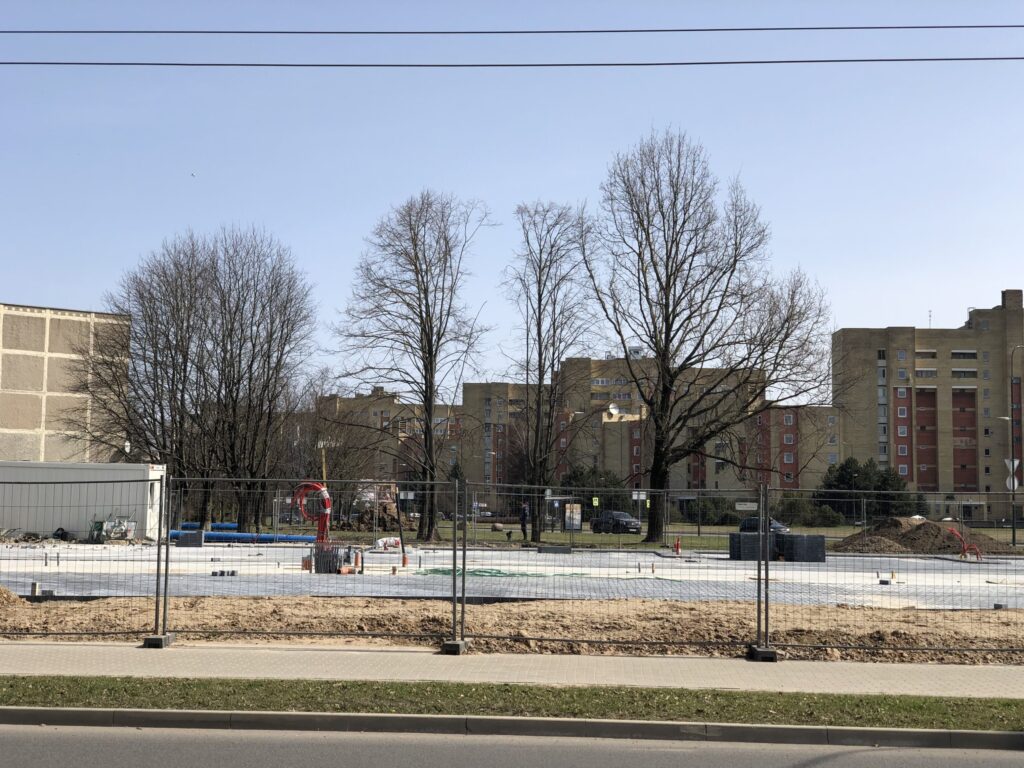 Plovykla Kovo 11-osios g. 72 (Kovo 11-osios g. 72) - Car wash - construction photos