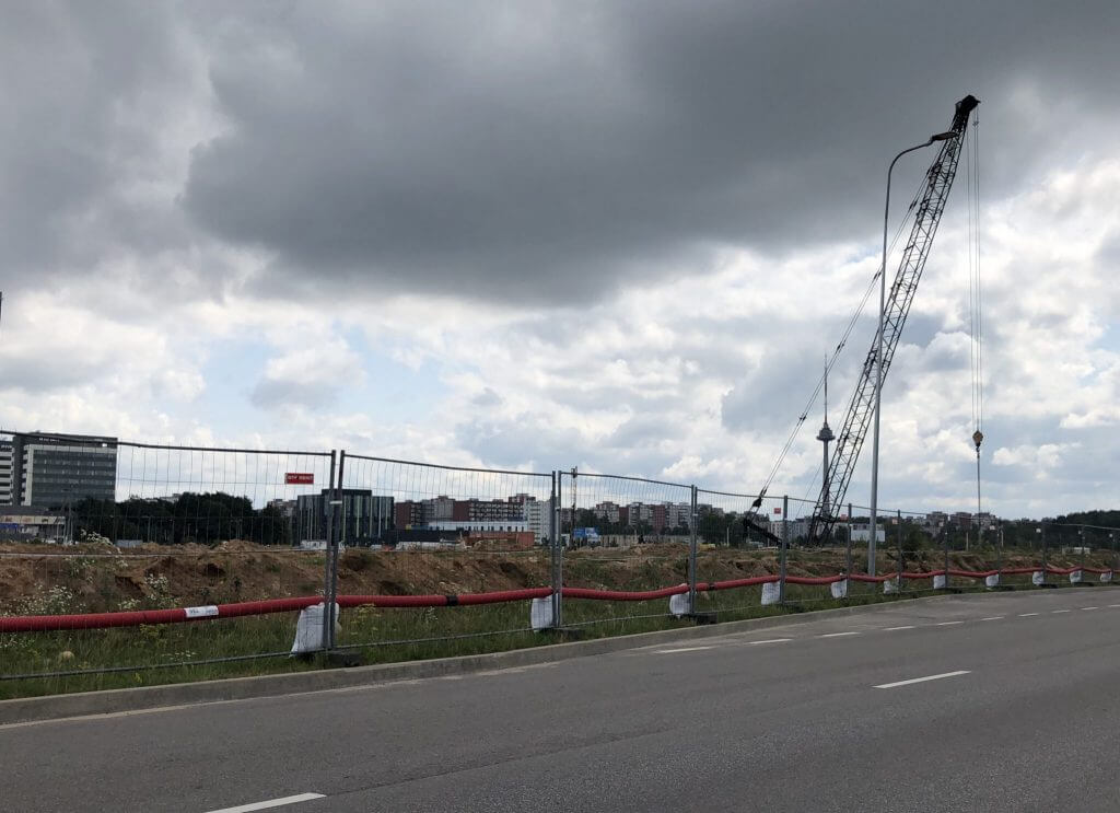 Vilnius OUTLET (Vytauto Pociūno g. 8) - Shopping center - construction photos