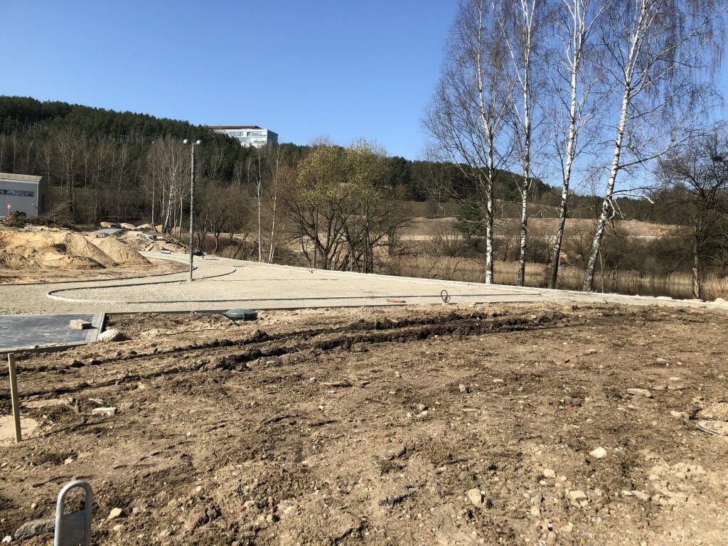 Neries senvagės slėnis (Linkmenų g.) - Bike path, Park - construction photos