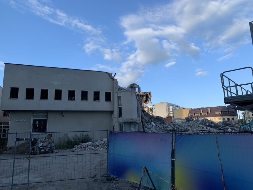 HERO (Lvivo g. 21) - Office center - construction photos