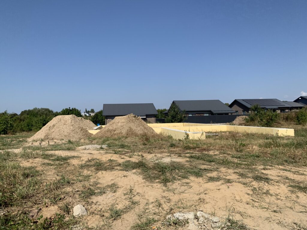 Saulės kalvos (Akacijų g. 1, 2, 3, 4, 5, 6, 7, 8, 9, 10, 11, 12, 13, 14, 15, 16, 17, 18, 19, 20, 21, Jazminų g. 1, 3, 5, 7, 9, 11, 13, 15, 17) - Private house community - construction photos