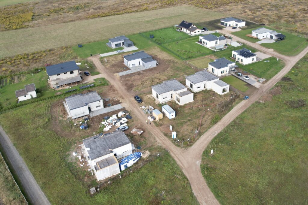 Pakrantės namai (Žygimantų g., Pakrantės g., Paklnės g.) - Private house community - construction photos