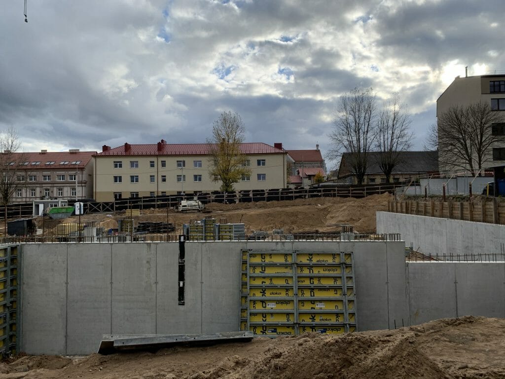 Šv. Stepono Baltas lapas (Šv. Stepono g. 33) - Multi apartment - construction photos