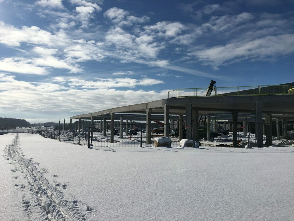 Automobilių stovėjimo aikštelė Pociūno g. (Vytauto Pociūno g. 2A) - Parking facility - construction photos