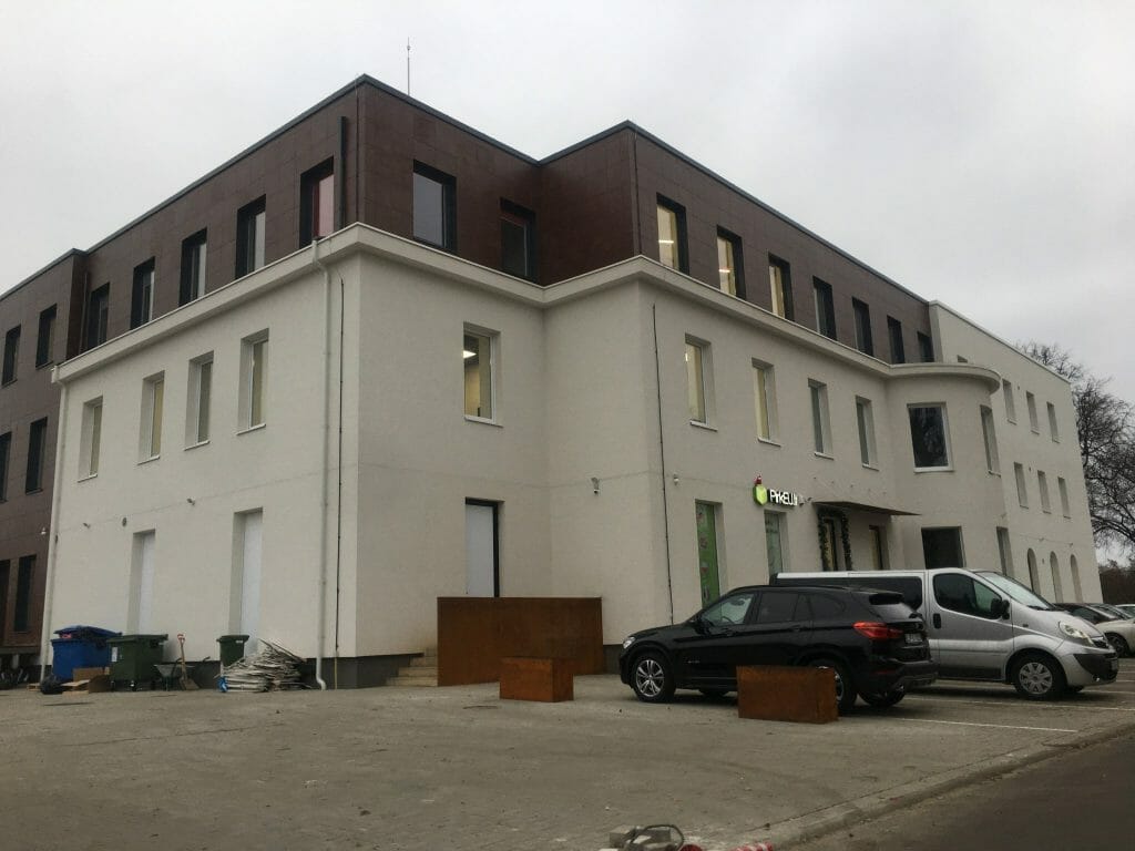 Europos pr. 96 (Europos pr. 96) - Office center - construction photos