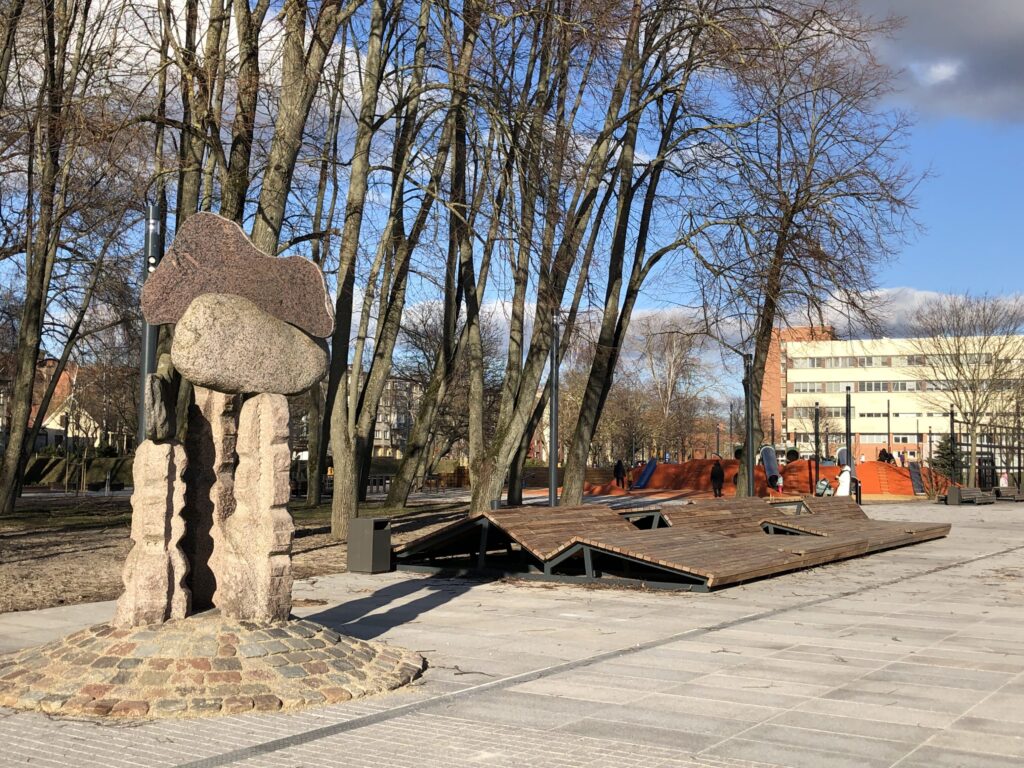 Danės krantinių rekonstrukcija (Danės g.) - Park - construction photos