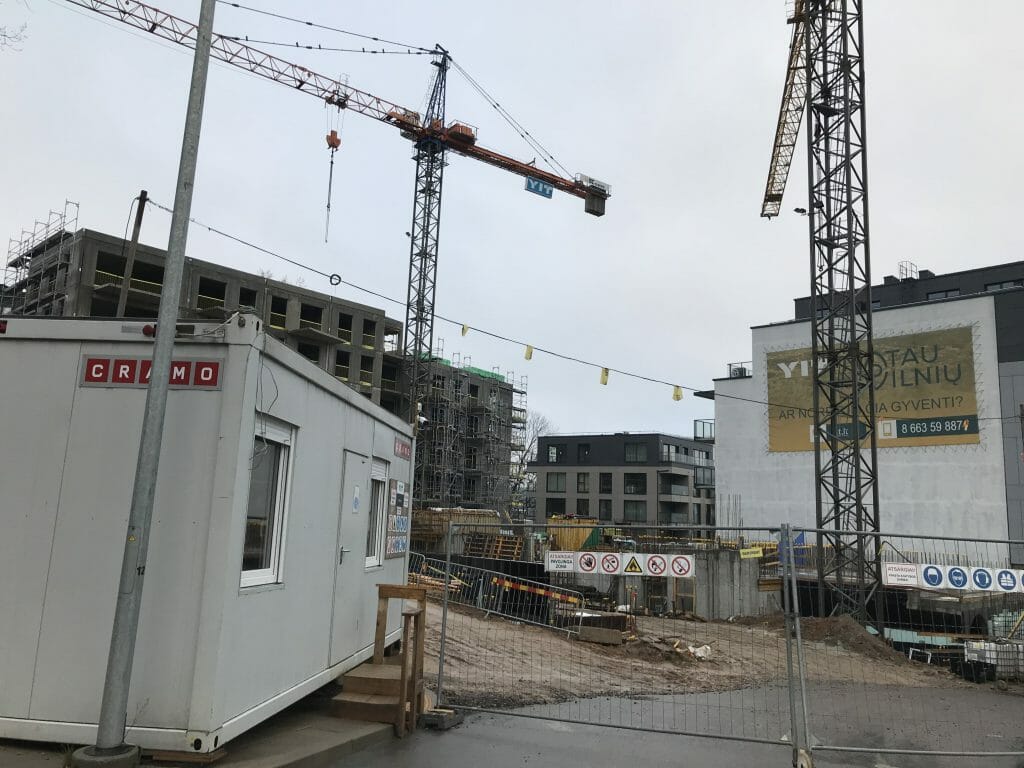 Matau Vilnių 3 etapas (Aludarių g. 9, 11) - Multi apartment - construction photos