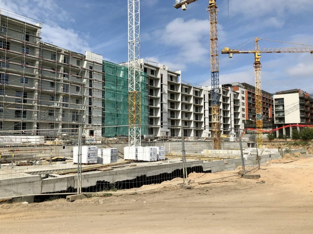 K17 (Kernavės g. 15, 17) - Multi apartment - construction photos