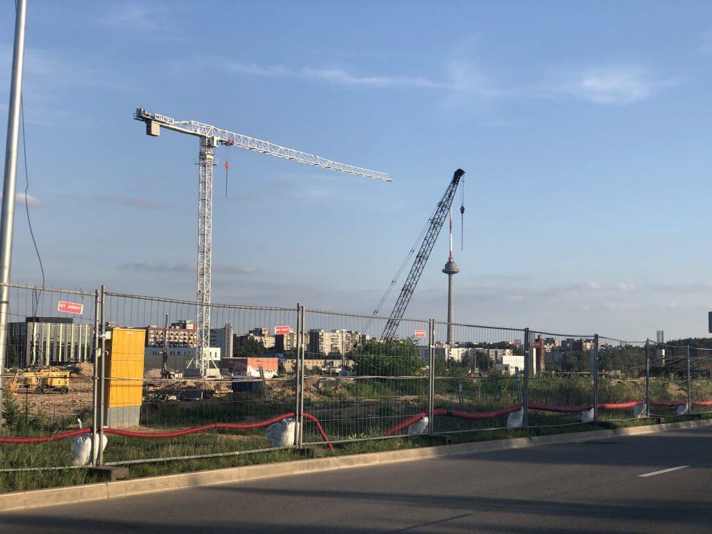 Vilnius OUTLET (Vytauto Pociūno g. 8) - Shopping center - construction photos