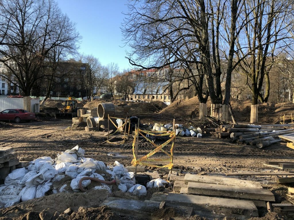 Reformatų parkas (Pylimo g.) - Parkas - statybų nuotraukos