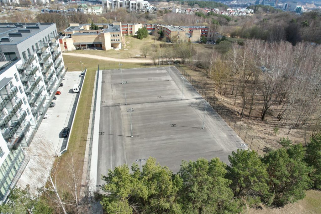 Sporto aikštynai Ozo g. (Ozo g. 39B) - Spordiväljak - ehituse fotod