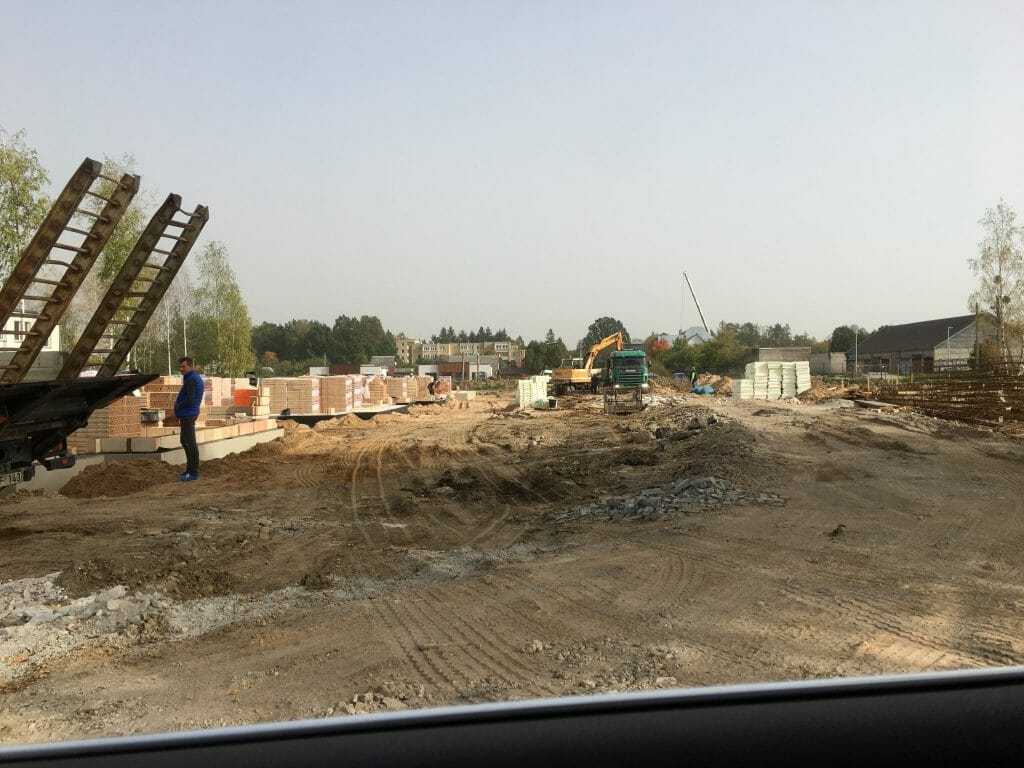 Saulės skg. 1, 2, 5, 6 (Saulės skg. 1, 2, 5, 6) - Row housing - construction photos