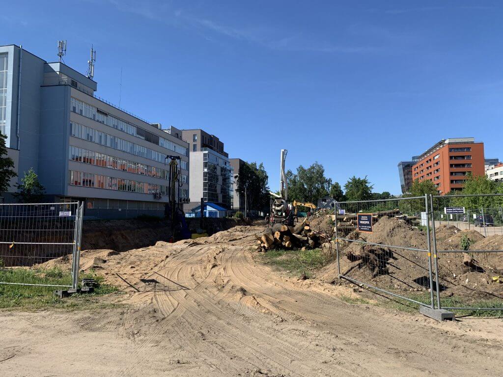 Kernavės aveniu (Kernavės g. 4) - Multi apartment - construction photos
