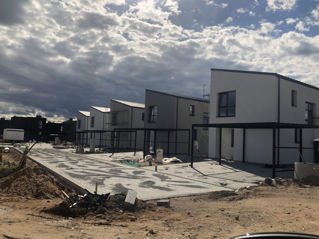Girdavos g. 20, 22, 24, 26, 28 (Girdavos g. 20, 22, 24, 26, 28) - Private house community - construction photos