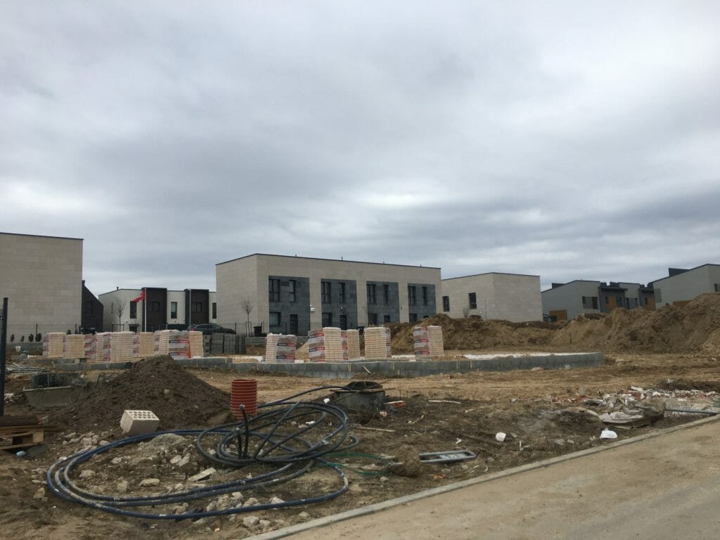 Kotedžai Kalnėnuose 2 etapas (Kroatų g.) - Row housing - construction photos